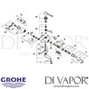 Grohe Grohtherm Ergomix Thermostat Basin Mixer Spares